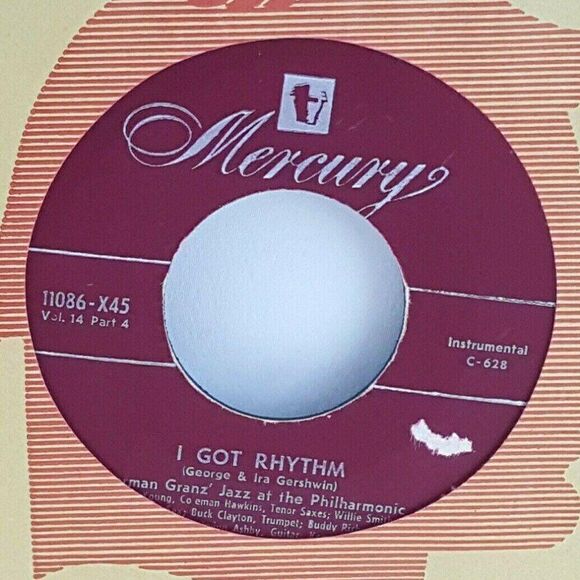 Jazz at the Philharmonic Vol 14 Record Set of 3 Lester Young 45 rpm Norman Granz - Picture 6 of 9